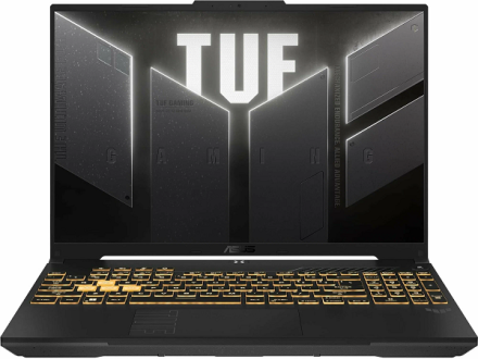 Ноутбук  15.6" Ноутбук ASUS TUF Gaming F16 FX607JV-N3144 Intel Core i7-13650HX 16/1Tb NVIDIA GeForce RTX 4060 серый