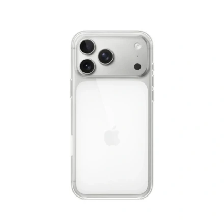 Пластиковая накладка Clear Case совместимая с iPhone 17 Pro прозрачная