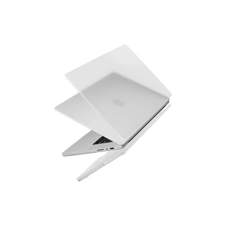 Пластиковый чехол Uniq Claro совместимый с Macbook Pro 16 (2021-2024) матовый прозрачный