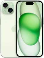 Смартфон  Apple iPhone 15 256Gb Dual green (зеленый) обмененный, без коробки (новый, не активированный, без RuStore) гарантия 1 год