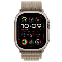Apple Watch Ultra 2 GPS + Cellular, 49 мм, корпус из титана, ремешок Alpine (M) цвета olive (оливковый)
