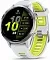 Умные часы  Умные часы Garmin Forerunner 970 (010-02969-61) белые, титановый безель, с бело-зеленым ремешком