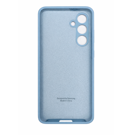 Накладка Silicone Case совместимая с Samsung S24 FE голбуая (SC)