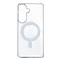 Пластиковая накладка Clear Case с MagSafe совместимая с Samsung S26 прозрачная LB