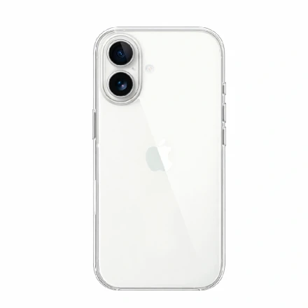 Пластиковая накладка Clear Case совместимая с iPhone 17 прозрачная