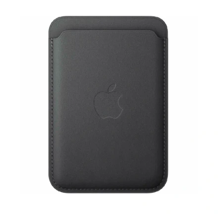Кардхолдер для iPhone FineWoven Wallet MagSafe Black (черный) (CE)