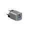 Сетевое зарядное устройство  Сетевое зарядное устройство EnergEA Ampcharge GaN35 USB/Type-C 35W темно-серое