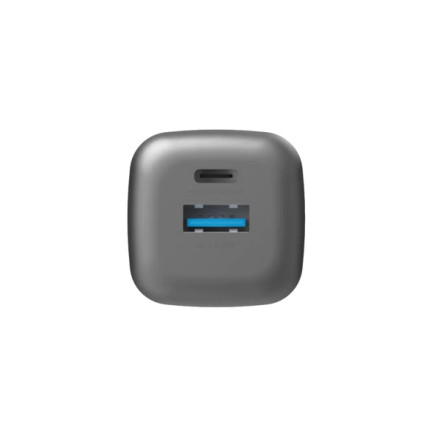 Сетевое зарядное устройство  Сетевое зарядное устройство EnergEA Ampcharge GaN35 USB/Type-C 35W темно-серое