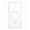 Пластиковая накладка Clear Case с MagSafe совместимая с Samsung S26 Ultra прозрачная LB