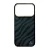 Кевларовая накладка Alrlty Bamboo Weaving art с MagSafe совместимая с iPhone 17 Pro Black (черная)