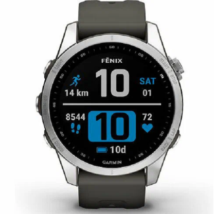 Умные часы  Часы Garmin Fenix 7S silver/graphite (010-02539-00)