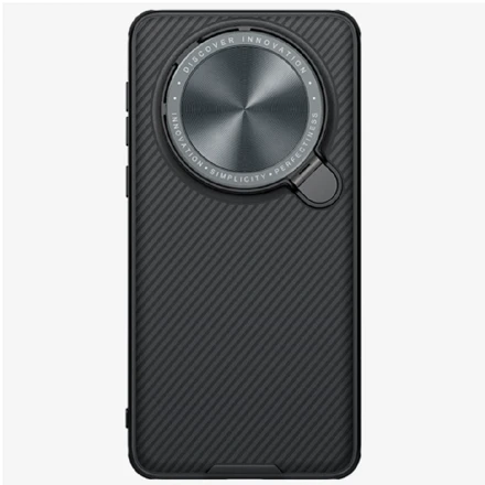 Противоударная пластиковая накладка с защитой камеры Nillkin Camshield Prop для Huawei Mate 60 Pro/60 Pro Plus черная