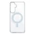 Пластиковая накладка Clear Case с MagSafe совместимая с Samsung S26 Plus прозрачная LB