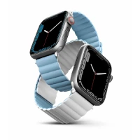 Ремешок UNIQ Revix Evo совместимый с Apple Watch (40/41/42 mm) силикон синий/белый