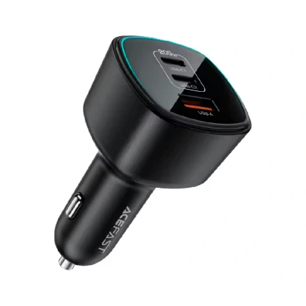 Автомобильное зарядное устройство Acefast USB/2 Type-C 200W