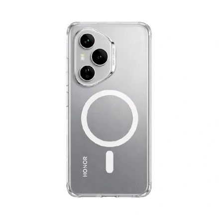 Противоударная накладка Cabal Premium Clear Case c MagSafe для Honor 400 Pro прозрачная