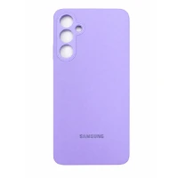 Накладка Silicone Case совместимая с Samsung S24 FE лавандовая (SC)