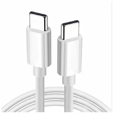 Кабель Monarch Type-C/Type-C 3A 1.2м белый