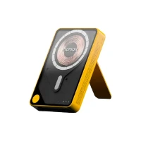 Внешний аккумулятор Momax X Pro с MagSafe 5000 mAh желтый