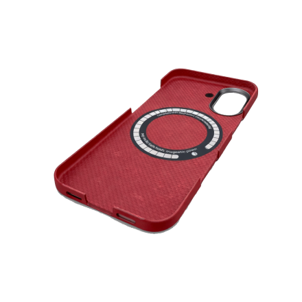 Кевларовая накладка Cabal Kevlar Case Ultra-Slim Rose совместимый с iPhone 17 красный