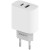 Сетевое зарядное устройство Maxvi CHL-602PD USB+USB-C белый