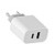 Сетевое зарядное устройство Maxvi CHL-602PD USB+USB-C белый