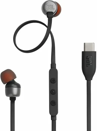Внутриканальные  Наушники JBL Tune 310С USB Type-C черные