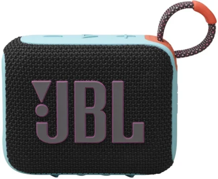 Портативная акустика JBL GO 4 черно-голубая