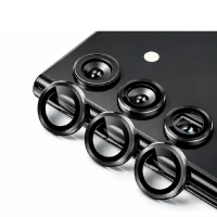 Защитное стекло на камеру для Samsung S25 Plus Gorilla Glass XC-34 черное