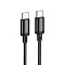 Кабель Monarch Type-C/Type-C 60W 1.2м черный