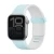 Ремешок UNIQ Revix IV совместимый с Apple Watch (42/41/40 mm) силикон с магнитными звеньями голубой/белый