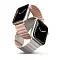 Ремешок UNIQ Revix Evo совместимый с Apple Watch (40/41/42 mm) силикон розовый/слоновая кость