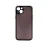Пластиковая накладка NEW Skin совместимая с  iPhone 15 Plus затемненная черный кант