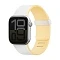 Ремешок UNIQ Revix IV совместимый с Apple Watch (42/41/40 mm) силикон с магнитными звеньями желтый/бежевый
