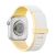 Ремешок UNIQ Revix IV совместимый с Apple Watch (42/41/40 mm) силикон с магнитными звеньями желтый/бежевый