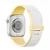 Ремешок UNIQ Revix IV совместимый с Apple Watch (42/41/40 mm) силикон с магнитными звеньями желтый/бежевый