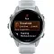 Умные часы  Умные часы Garmin Forerunner 570 42 mm AMOLED (010-02970-41) светло-серый, алюминиевый безель, облачно-голубой ремешок