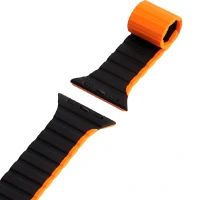 Ремешок DUX DUCIS совместимый с Apple Watch (38/40/41mm) силиконовый черный