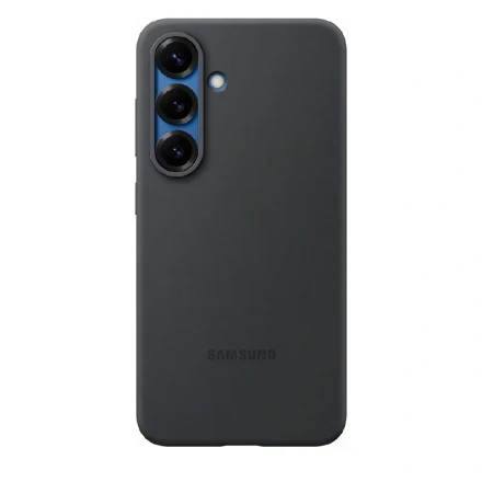 Накладка Silicone Case совместимая с Samsung Galaxy S25/S24 (SC) черная