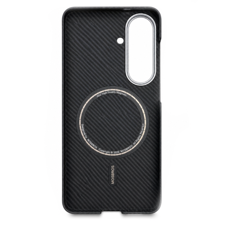 Кевларовая накладка Mosbros совместимая с Samsung S26 черная