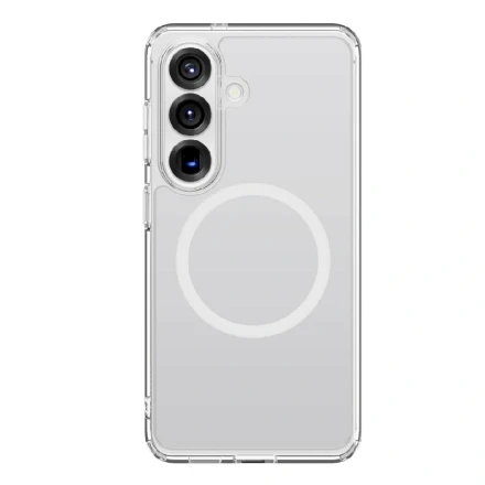 Противоударная накладка Uniq Life Pro Xtreme с MagSafe совместимая с Samsung Galaxy S26 Plus прозрачная