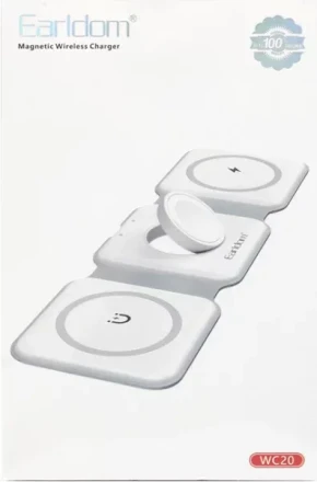 Беспроводная зарядная станция Earldom WC20 3 in1