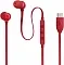 Внутриканальные  Наушники JBL Tune 310С USB Type-C красные