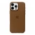 Накладка из эко-кожи Leather Case c MagSafe совместимая с iPhone 16 Pro Taupe (темно-серо-коричневый) SZ