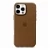 Накладка из эко-кожи Leather Case c MagSafe совместимая с iPhone 16 Pro Taupe (темно-серо-коричневый) SZ