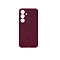 Накладка Silicone Case совместимая с Samsung S25/S24 бордовая MG