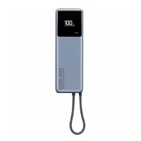 Внешний аккумулятор Ксиаоми Power Bank 10000mAh 165W (CCC) с кабелем Type-C Gray (серый)