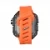Карбоновый кейс с ремешком Aulumu A01 совместимый с Apple Watch Ultra 49mm черный/оранжевый