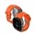 Карбоновый кейс с ремешком Aulumu A01 совместимый с Apple Watch Ultra 49mm черный/оранжевый