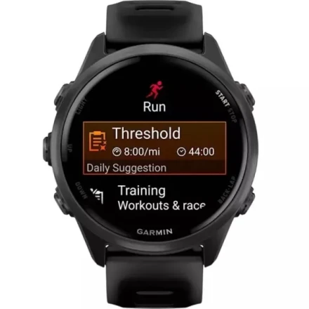 Умные часы  Умные часы Garmin Forerunner 570 42 mm AMOLED (010-02970-40) шиферно-серый, алюминиевый безель, черный ремешок